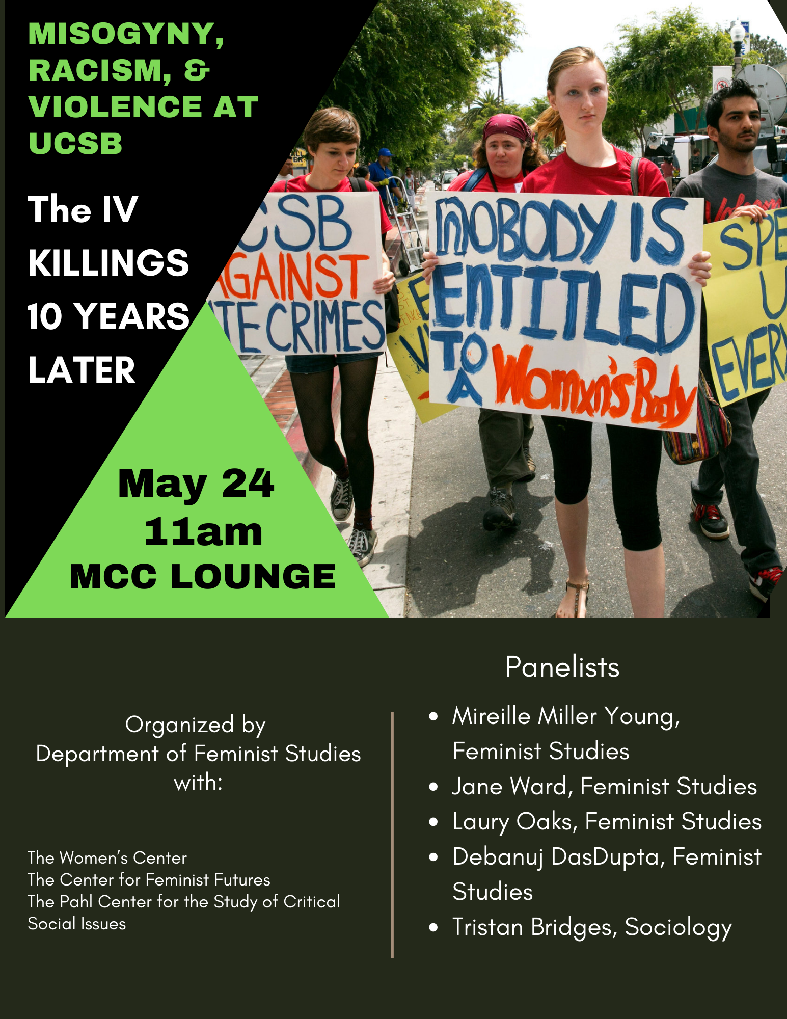 “Misogyny, Racism, & Violence at UCSB: The IV Killings 10 Years Later”